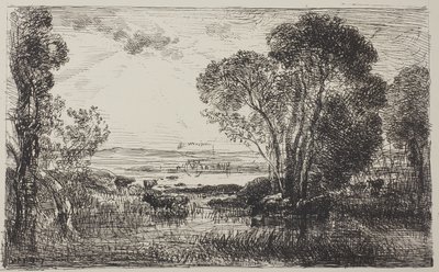 Den hydrauliske maskinen av Charles Francois Daubigny