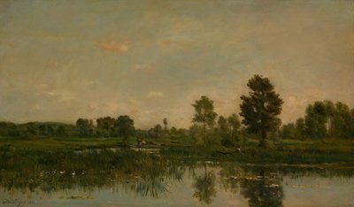 The Marsh, 1871. av Charles Francois Daubigny