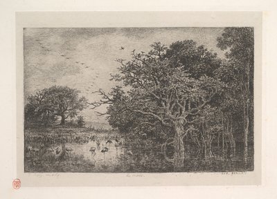 Myrene, 1851. av Charles Francois Daubigny