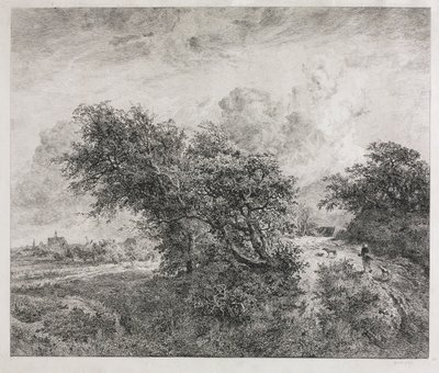 The Thicket, 1855. av Charles Francois Daubigny