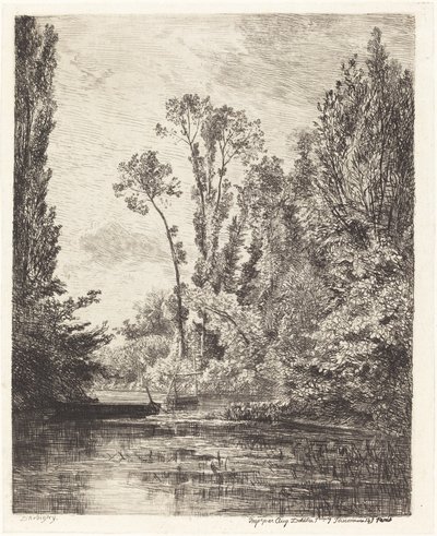 Jomfruøyene i Bezons av Charles Francois Daubigny