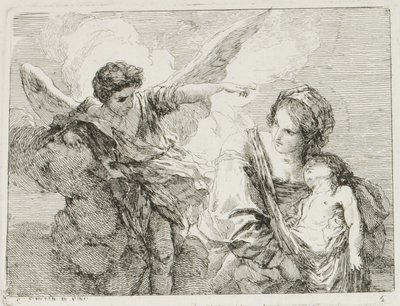 Hagar av Charles-Francois Hutin