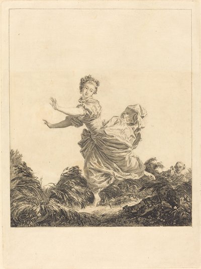 Lekker med vilje av Charles François Adrien Macret after Jean Honoré Fragonard