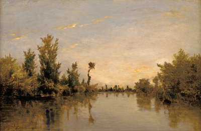 Seinebredden av Charles Francois Daubigny