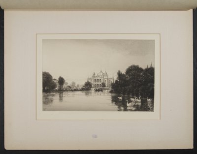 Et rolig hjørne på West Lagoon av Charles Frederick William Mielatz