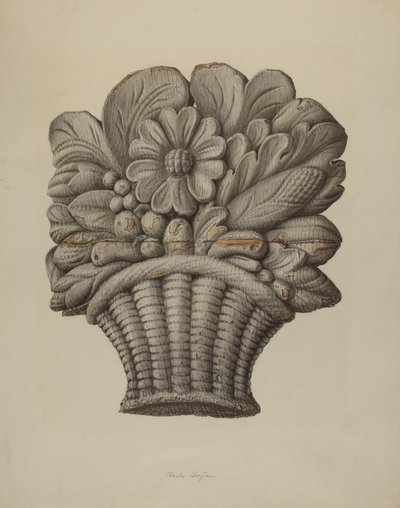 Utskåret ornament av Charles Garjian