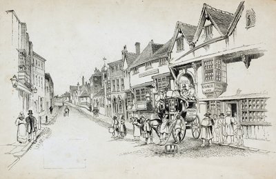 High Street, Canterbury, Kent, 1892-1933 av Charles George Harper