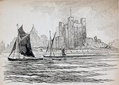Rochester Castle, Kent, 1892-1933 av Charles George Harper