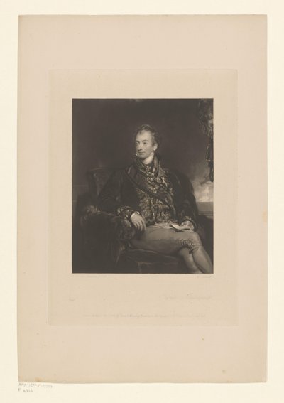 Portrett av Klemens av Metternich Prins Metternich (tittel på objekt) av Charles George Lewis