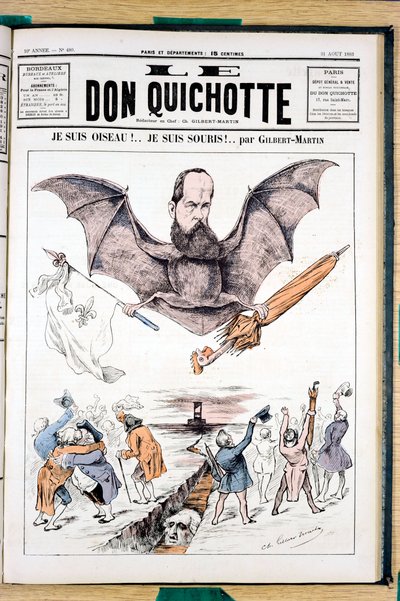 Cover av "" Le Don Quixote "", Satirique en Colors av Charles Gilbert Martin