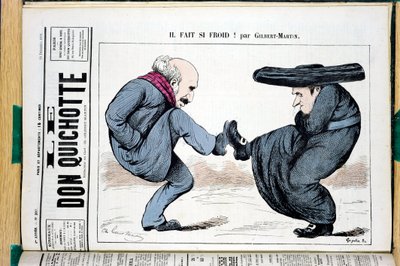 Omslag av "" The Don Quixote"", nummer 287, Satirique en Colors av Charles Gilbert Martin