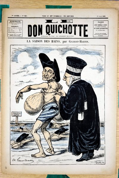 Omslag til "" The Don Quixote"", nummer 321, Satirical en Colors av Charles Gilbert Martin