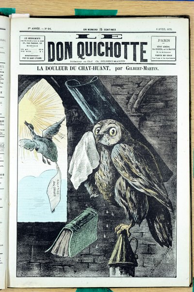 Cover av "" The Don Quixote"", nummer 94, Satirical en Colors av Charles Gilbert Martin