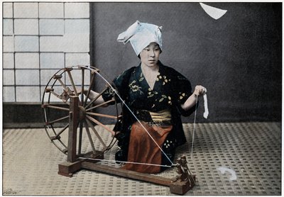 Spinning Wheel, c1890 av Charles Gillot