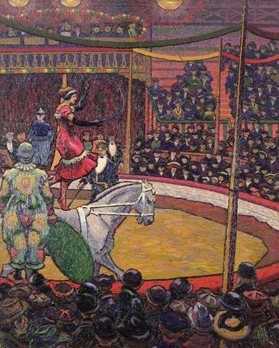 The Circus, ca. 1913 (olje på lerret) av Charles Ginner