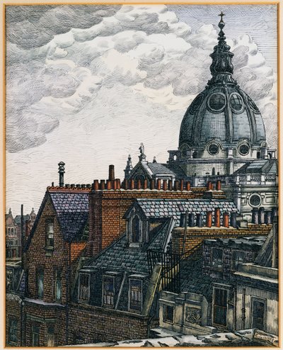 The Dome, Brompton Oratory av Charles Ginner