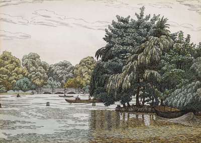 The Serpentine, Hyde Park av Charles Ginner