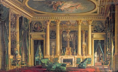 En salong på hotellet til Monsieur Basile Parent, Place Vendome, Paris, 1866 av Charles Giraud