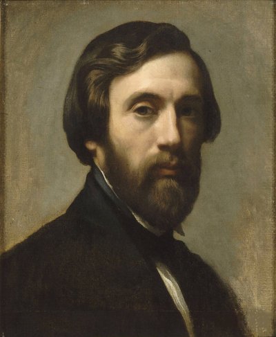 Selvportrett, 1841 av Charles Gleyre