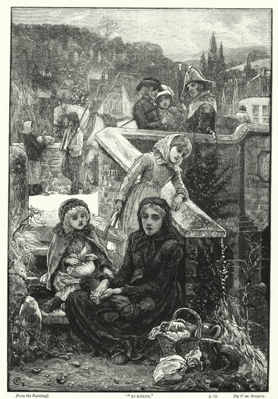 "Burdens" (gravering) av Charles Gregory