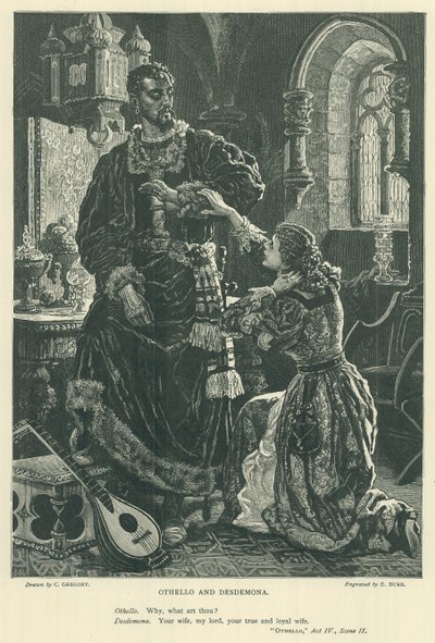 Illustrasjon for Othello av Charles Gregory