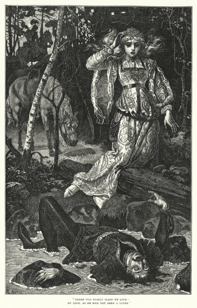 The Braes Of Yarrow (gravering) av Charles Gregory