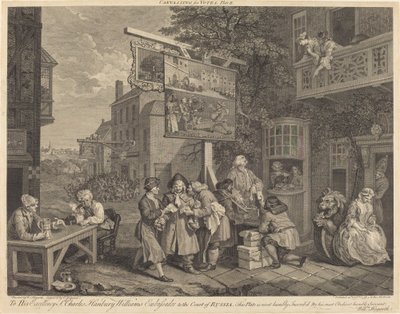 Søker etter stemmer av Charles Grignion after William Hogarth