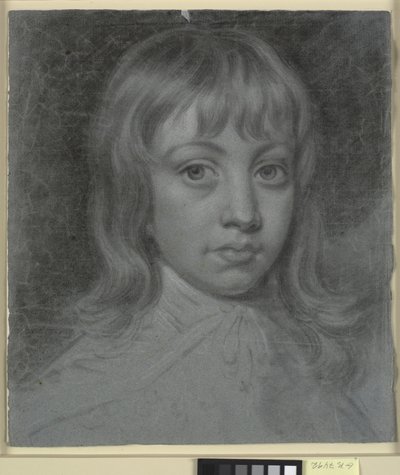Portrett av Thomas Waller som barn, fullt ansikt til venstre av Charles Grignion d.Y.