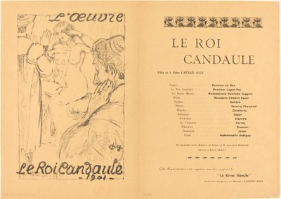 Kong Candaules av Charles Guerin