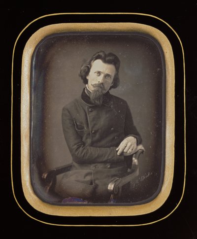 Portrett av en sittende mann av Charles H. Winter