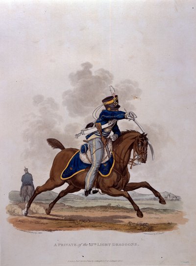 En menig av The 13th Light Dragoons, fra 