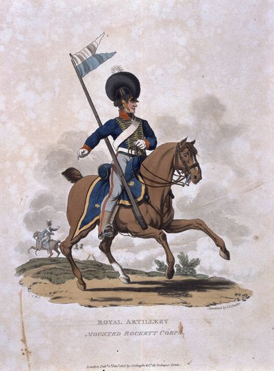 Royal Artillery Mounted Rockett Corps, fra 