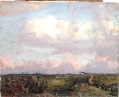 Ettermiddagsskyer (olje på lerret) av Charles Harold Davis