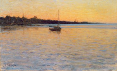 Twilight over the Water, 1892 av Charles Harold Davis