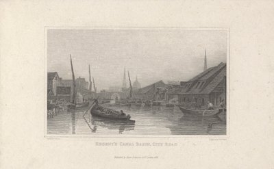 Regent's Canal Basin, City Road av Charles Heath