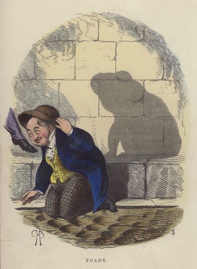 Toady (farget gravering) av Charles Henry Bennett