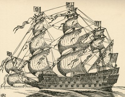 The Sovereign of the Seas, 1931 av Charles Henry Bourne Quennell