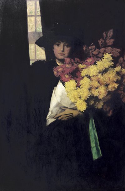 Krysantemum, ca.1900 av Charles Henry Malcolm Kerr