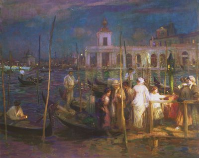 En kveld i Venezia, ca. 1910 av Charles Hodge Mackie