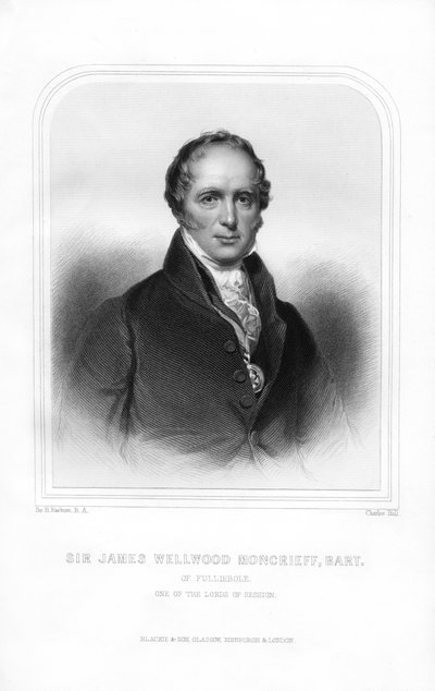 Sir James Wellwood Moncrieff, eminent skotsk dommer, 1870. av Charles Holl