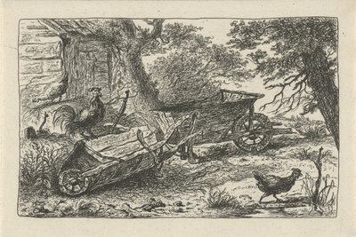 To trillebårer av Charles Howard Hodges (possibly)