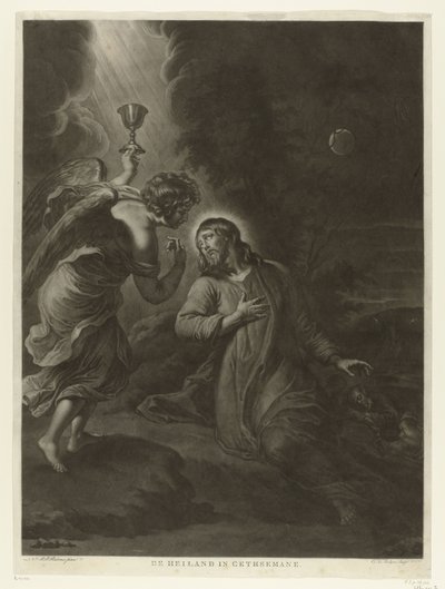 Kristus i Getsemane hage Frelseren i Getsemane. (tittel på objekt) av Charles Howard Hodges