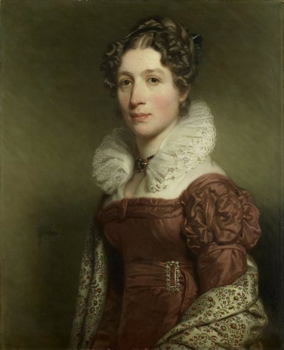 Jacoba Vetter (1796-1830), kone til Pieter Meijer Warnars, bokhandler i Amsterdam av Charles Howard Hodges