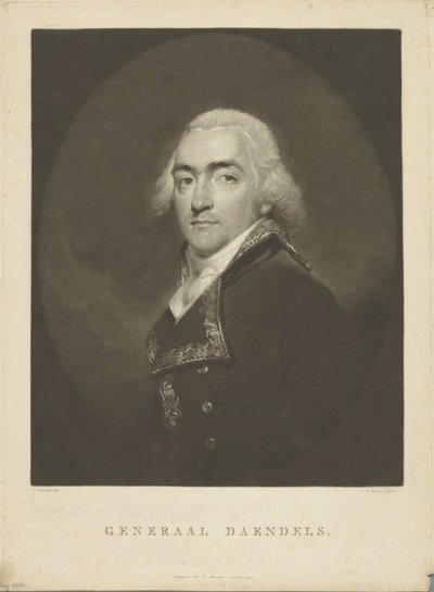 Portrett av Herman Willem Daendels av Charles Howard Hodges