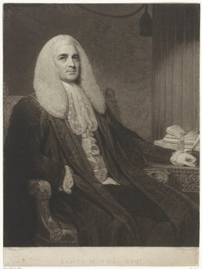 Portrett av James Mingay av Charles Howard Hodges