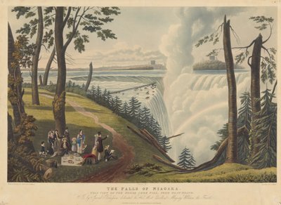 Falls of Niagara av Charles Hunt after James Pattison Cockburn