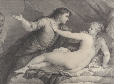 Tarquin og Lucretia, 1752. av Charles Hutin