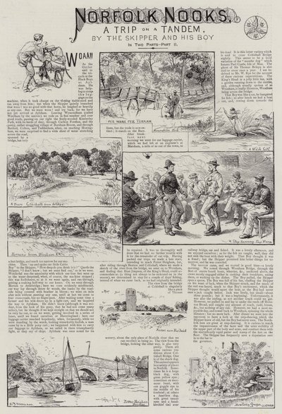 Norfolk Nooks (gravering) av Charles J. (after) Staniland