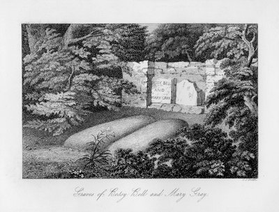 Grav til Bessy Bell og Mary Gray, nær Perth, 1840. av Charles J. Smith