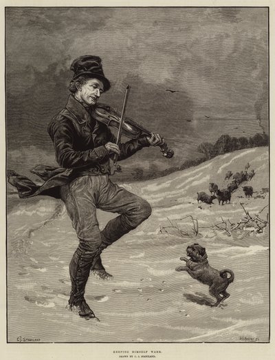 Holder seg selv varm av Charles J. Staniland